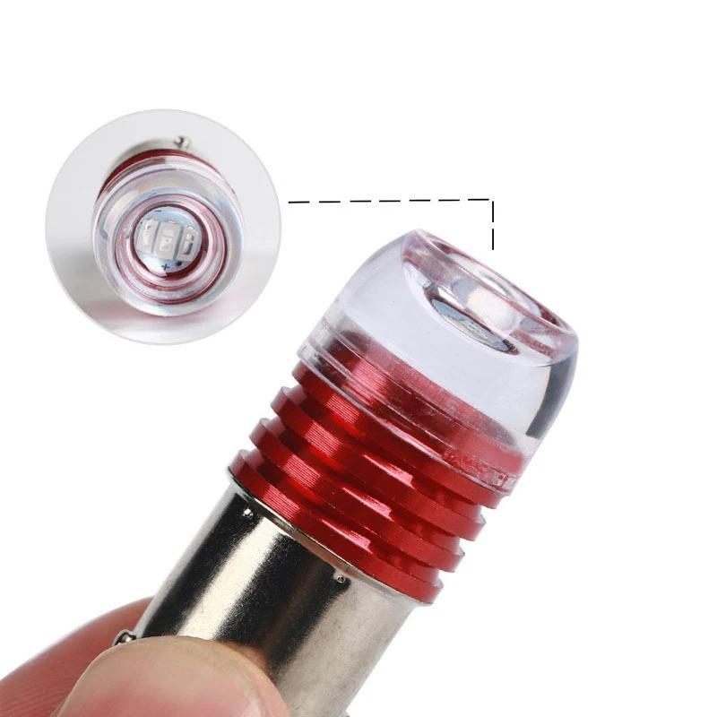 4pcs Motorcycle Car LED Brake Turn Lights Waterproof 12V Signal Tail Fog Bulbs Flashing Light Motorcycle Accessories