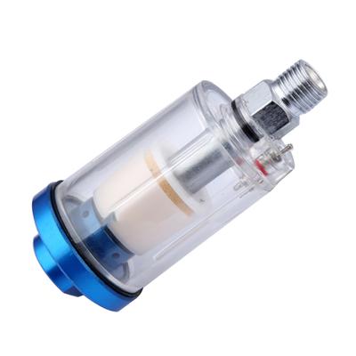 1-5 Adet Yağ Su Ayırma Filtresi Pnömatik Alet 1/4" Standart Dişli Şeffaf Hava Kompresörü Nem Tutucu Hava Filtresi