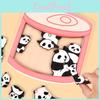 Toddler Shape Wooden Puzzle Panda Canned Pattern Learning Toy Cognitive Early
