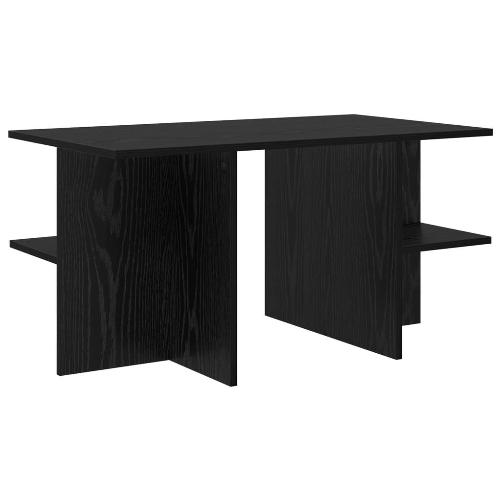 Coffee Table Black Oak 87 x 50 x 45 cm Particleboard