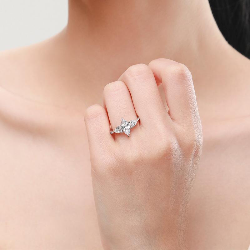 Tancise Classic 925 Inel cu zirconiu din argint Sterling Bijuterii pentru dama Cadou de petrecere pentru nunta