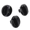 3pcs A C Heater Knob Set 559050C010 Car Modification Replacement for Tundra 2000‑2006