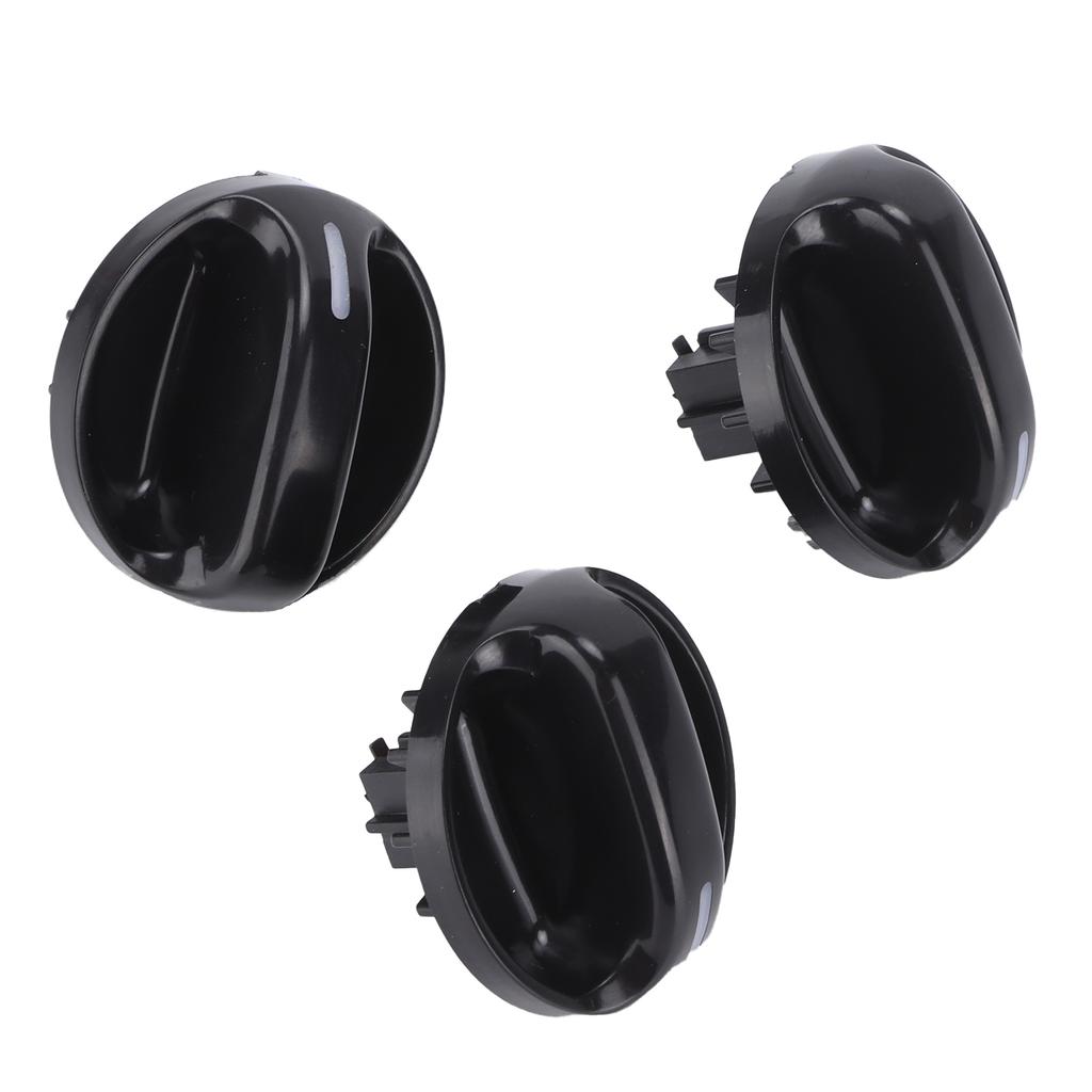 3pcs A C Heater Knob Set 559050C010 Car Modification Replacement for Tundra 2000‑2006