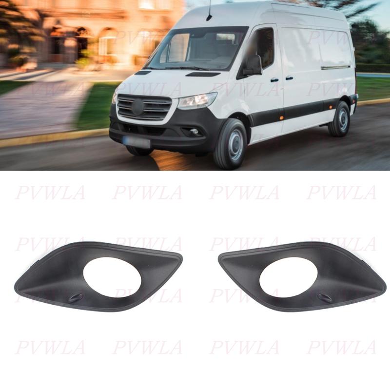 

Світлодіодний протитуманний ліхтар для Benz Sprinter W907 W910 - Декоративна решітка протитуманної фари переднього бампера Автомобільні аксесуари 9108854400 MB2593127 1pair Grille