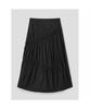 8SECONDS Shirred Long Skirt Black