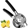 Stainless Steel Lemon Squeezer, Manual Citrus Squeezer, Metal Orange Squeezer, Unbreakable, Dishwash