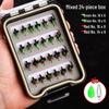 White Strip Fishing Rig: Micro Lure Baits, Mosquito Fly Hooks, Feather Lure, and Imitation Melon Seed Bait