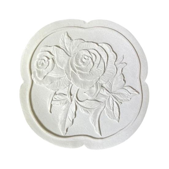 

Decorative Camellia Jewelry Tray Decorative Resin Organizer Small Trinket Dish for Earrings Rings Necklaces B белый