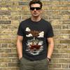 Unisex TShirts Widows Bay Vintage Pure Cotton Tee Shirt Short Sleeve Horror Comedy T Shirts Round Neck Tops Plus Size