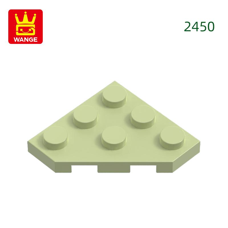 Ungiftig 100 Stück/Los 2450 3x3 Keilförmige Platten Bausteine Moc Kompatibel Mit Allen Markensteinen Kinderspielzeug Geschenkbox