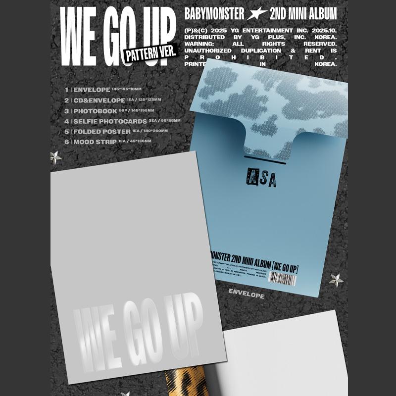 [PRE ORDER] BABYMONSTER – 2nd Mini Album [WE GO UP] (PATTERN Ver.)