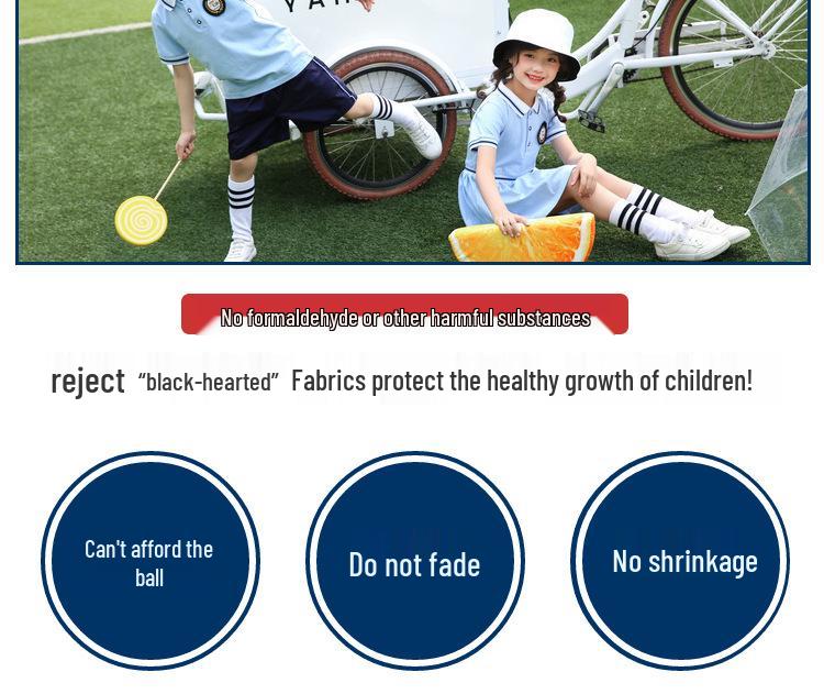 Verão 2019 Uniforme de Formatura Britânico para Escolas Primárias e Secundárias para Jardim de Infância