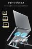 Laptop Cooling Stand with Cooling 2 Airflow USB LED and Two Cooling Height Aluminum Alloy Construction with 7 Adjustable Low and Compatible with and