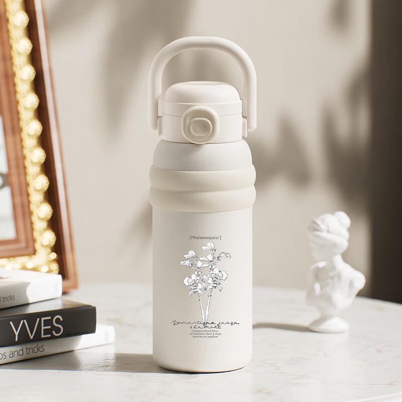 RELEA Yinyue 550ml 316L Stainless Steel Insulated Straw Tumbler