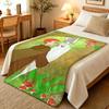 Animation T-Thesecretofkells Throw Blankets Soft Warm Flannel Blanket Bedding For Bed Living Room Home Sofa