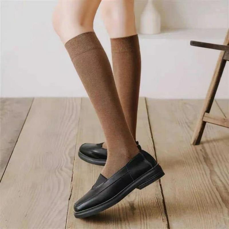 

Женские модные сексуальные блестящие носки корейского стиля, золотые, серебряные, шелковые носки, роскошный дизайн, высококачественные носки выше колена One Size