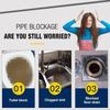 Sewer Pipe Cleaner: Dissolves Hair & Organic Matter, Deodorizes Drains, Clears Clogs