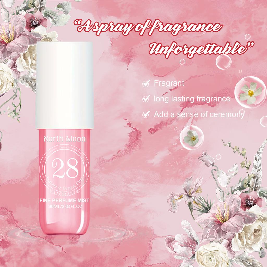 90ml Perfume Spray, Lasting Fragrance, Portable, Fresh, Mild, Light Fragrance, Suitable For Dating And Celebration