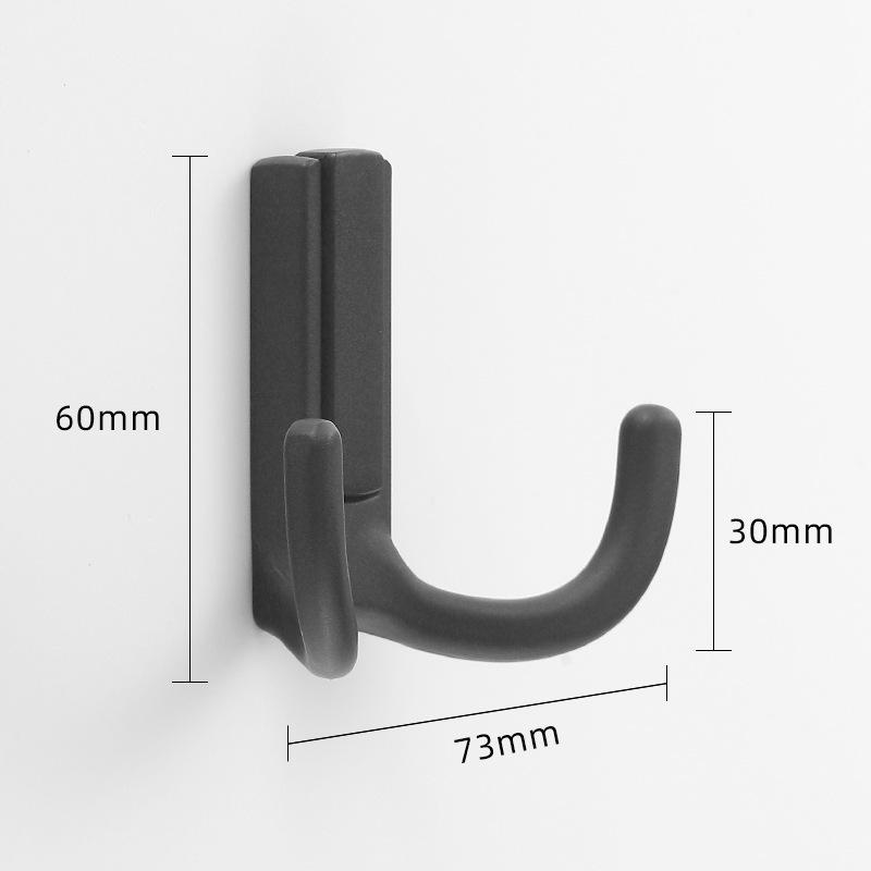 Nowoczesny Królik Amerykański Czarny Hak na Ubrania Szafka, Akcesoria Sprzętowe do Garderoby Hak na Ubrania ze Stopu Cynku