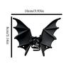 Matte Bat Shark Clip Black Ponytail Holder Fashion Claw Clip  Party Headwear