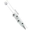 6pcs Glittering Beadable Pen Ballpoint Pen Black Ink Pen 1.0mm Smooth Writing Pen Rhinestones Fancy Pen School Supplies
