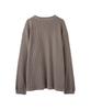 AREUBAN Henry Soft Waffle Long Sleeve_Bleach Beige