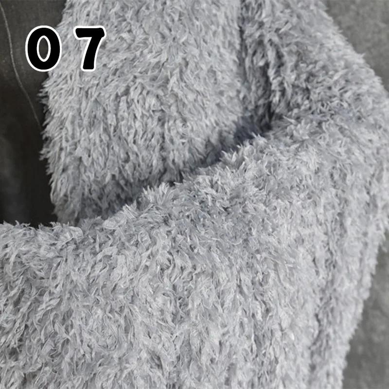 Tessuto con Frange di Piume Simulate 50x150cm Morbido Fatto a Mano DIY Materiale Decorativo per Sfondo Fotografico Costume di Scena Abito Soffice Fornitura
