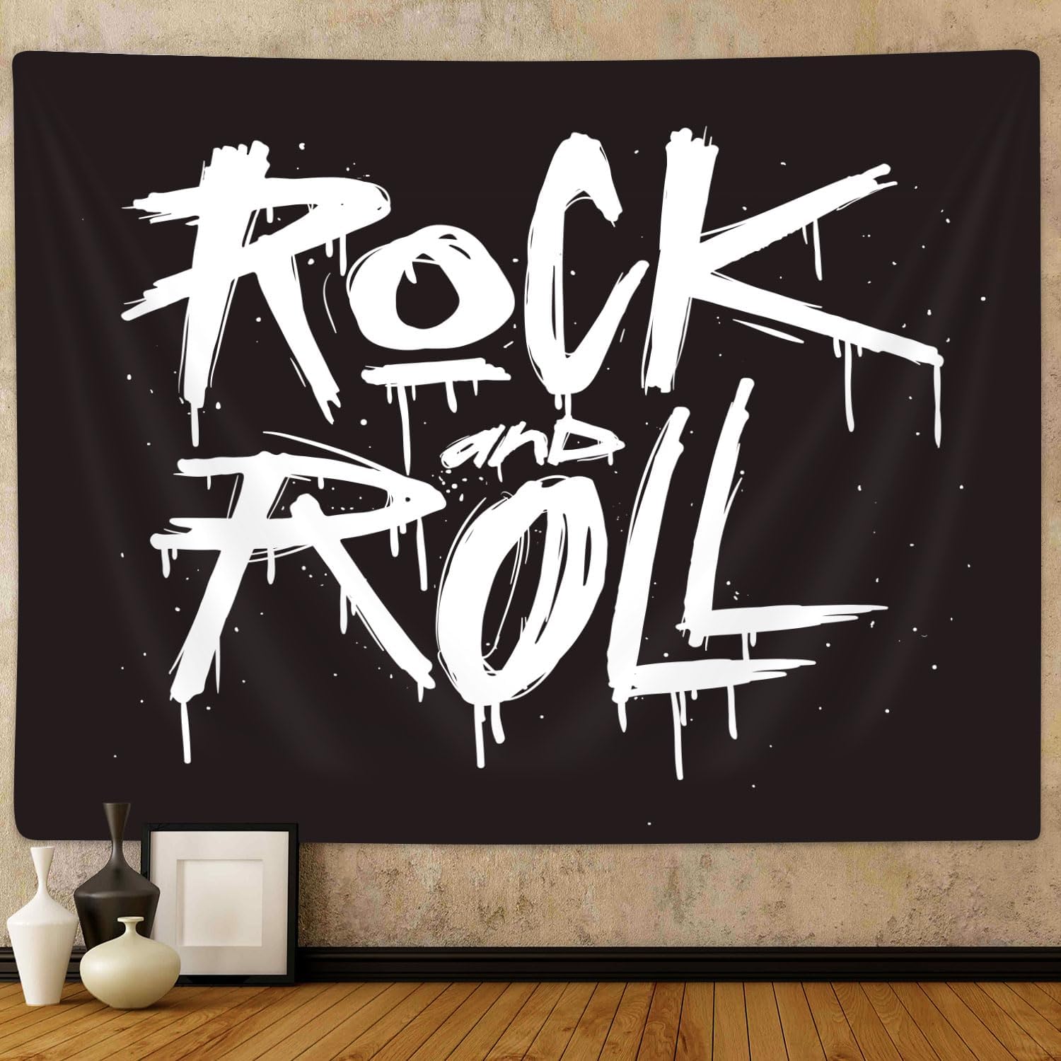 

Moyrisou Rock of Roll Toobestry Wall Wanging Tapestry 75x100 чёрный