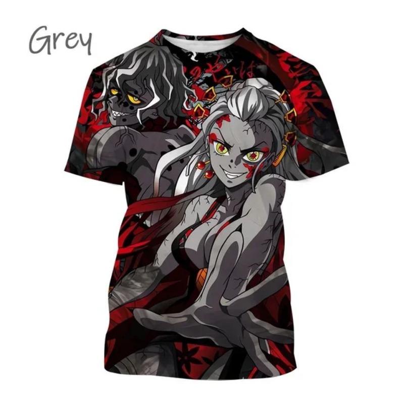 2026New Trend Anime Demon Slayer Fashion T-Shirt Cartoon 3d Print Short Sleeve Top Street Comfort Casual Shirt Harajuku Tees