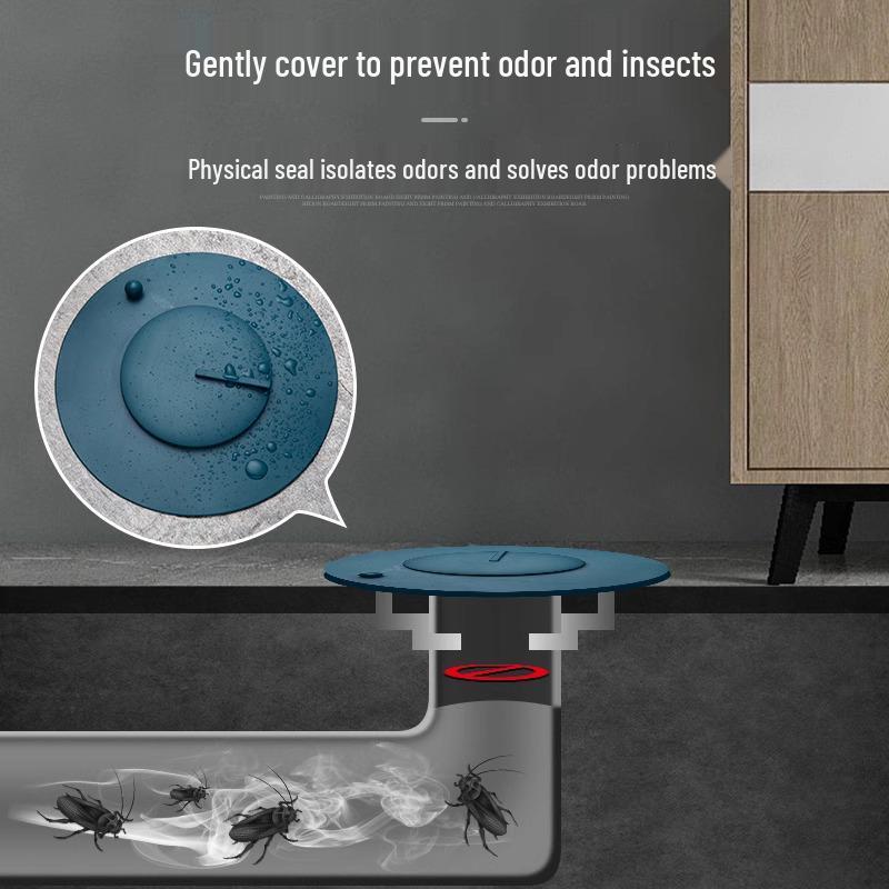 Silicone Floor Drain Cover: Odor-Proof, Insect-Proof, Large Size, and Toilet Backflow Stopper