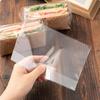 50-Pack Sandwich Wrapping Paper Set with 50 Wrapping Papers and 100 OPP Bags, Perfect for Food Wrapping, Sandwich Wrapping, Sandwich Packaging, Cookin