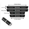 KOXI8 Car Door Sill Threshold Protector Stickers for Skoda Superb Octavia Rapid Kodiaq Fabia Karoq Superb Kamiq Yeti Roomster Decal