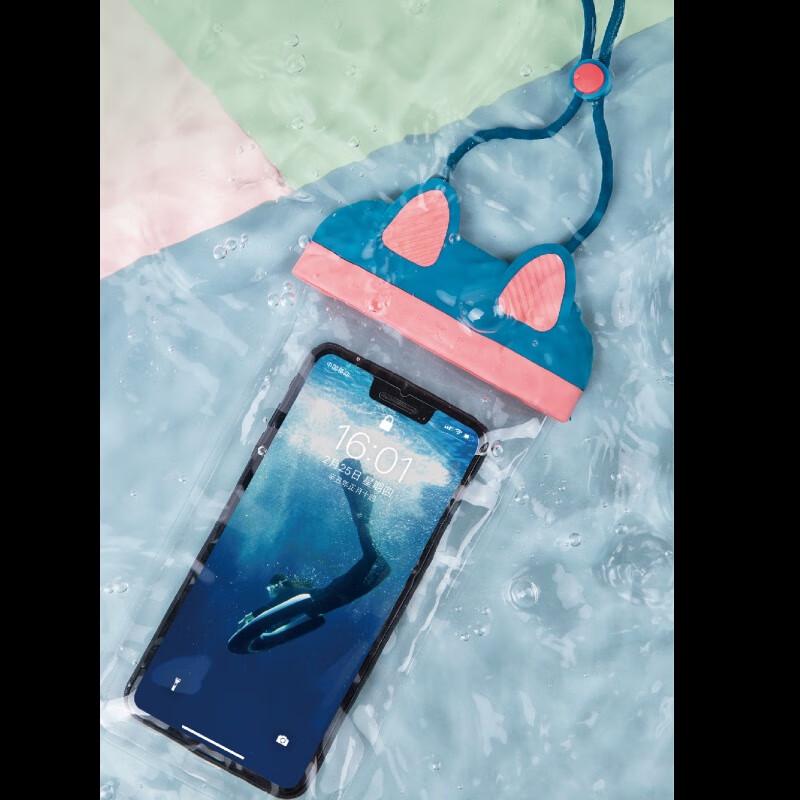 Transparent Cute Kitten Airbag Waterproof Phone Pouch