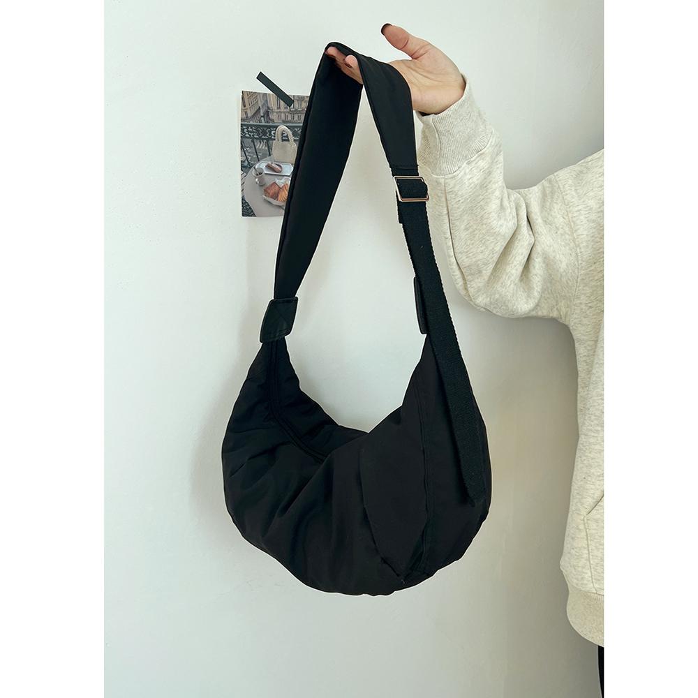 

Нейлоновая черная гранжевая сумка через плечо унисекс, корейские сумки на слинге Y2k, модная походная дорожная сумка, винтажная сумка, повседневная мужская нагрудная сумка, новинка чёрный