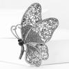 Luxury Rhinestone Butterfly Brooches for Women Unisex Pearl Insect Pins Event Party Gift Backpack Decoration Clothes Accessories