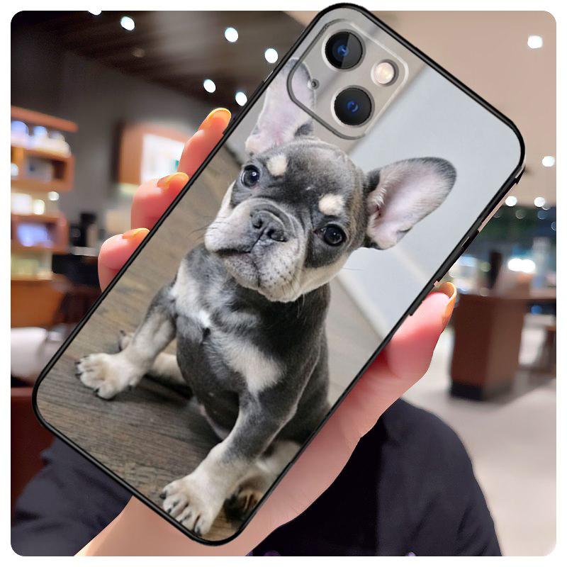 Pug Dog French Bulldog Case For iPhone 14 Pro Max 16 15 11 12 13 17 Pro Max Mini 15 16 Plus 16e 17 Air Phone Cover
