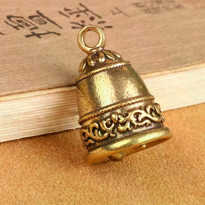 1 Stück Mini Antike Glocke Chinas Mini Messing Kupfer Skulptur Beten Feng Shui Glocke Einladung Buddhismus Chinesische Glocken Heimdeko