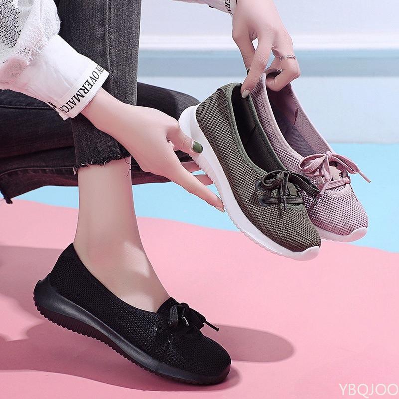 Fashion Comfortable lightweight shallow mouth anti slip casual shoes for spring  autumn simple breathable fashionable women's shoes