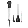 2Pcs Hydrometer Electro Hydraulic Meter Gauge 1.100‑1.300 Measuring Tool Set Kit