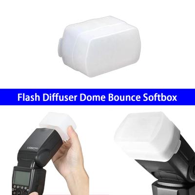 Universal Flash Diffuser Dome Softbox Cover For Godox V850 V860II TT685 Canon 580EX II Yongnuo YN560 YN565 Camera Speedlite Flash Light Modifier
