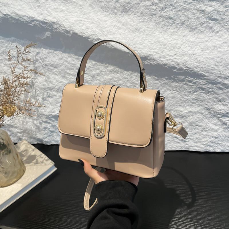 

Elegant Miniature Square Tote Bag For Women Featuring Unique Street Style Design хакі