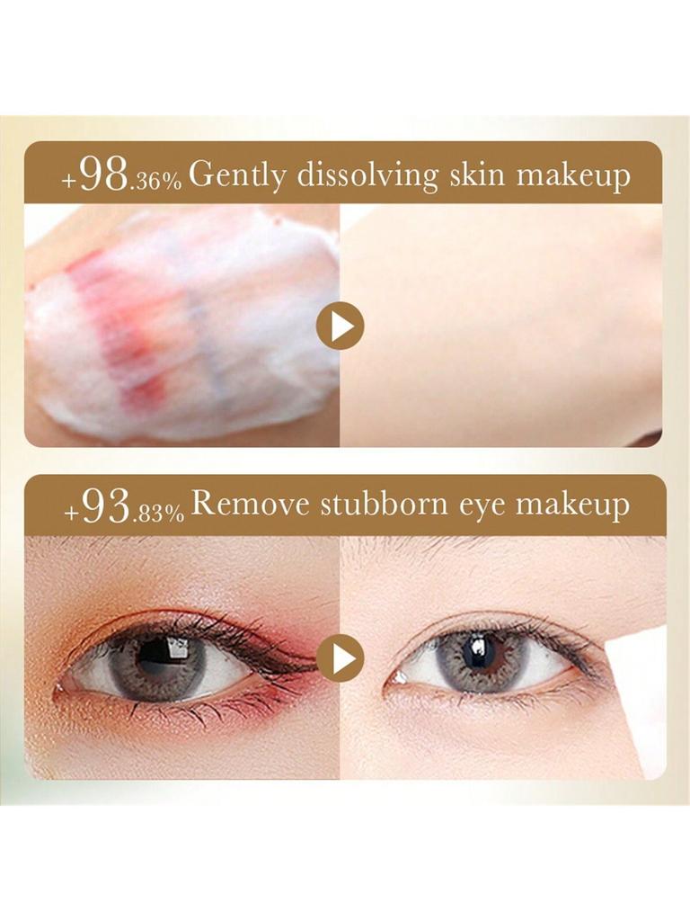 1PC Grapefruit Makeup Remover, 150ml Makeup Remover Soft And Non Stimulating Deep Cleansing Easy To