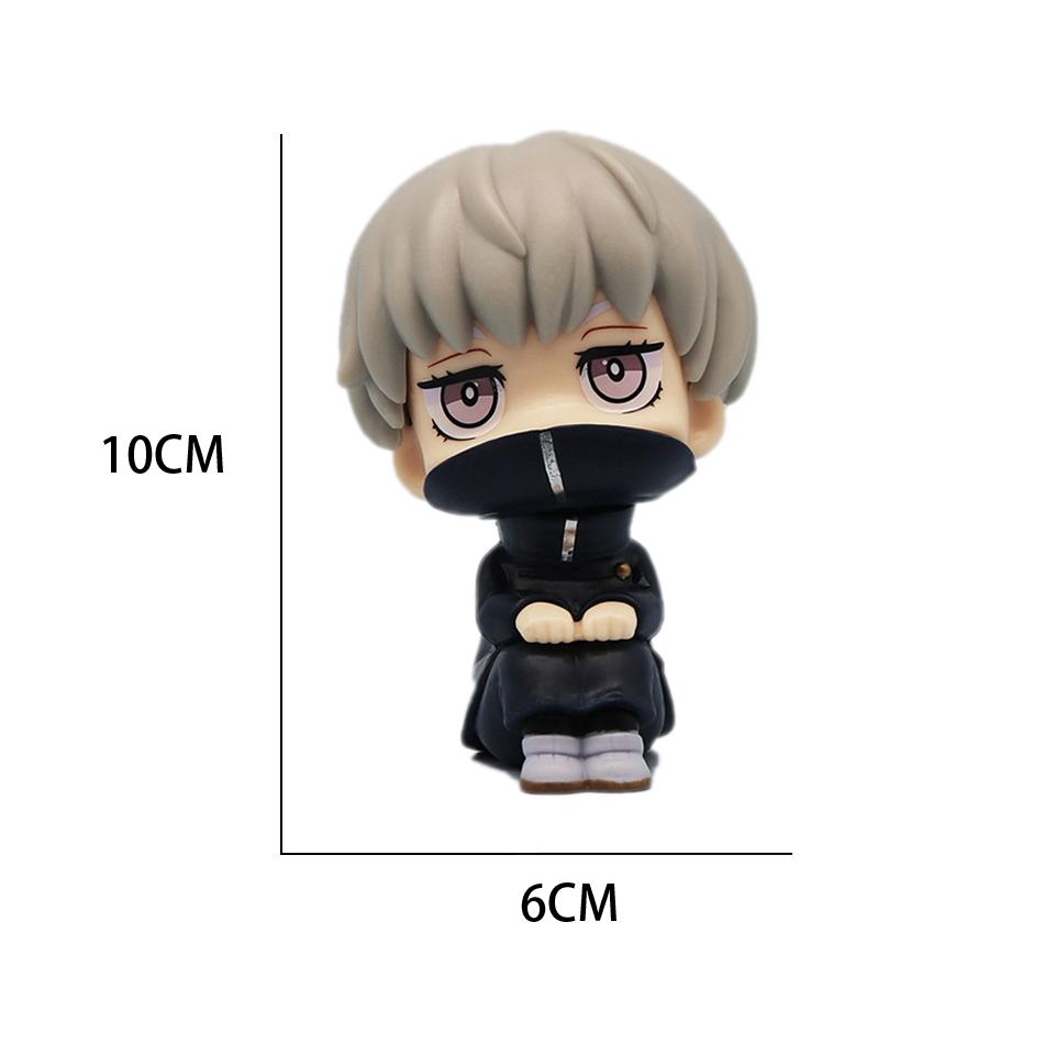 Q Version Jujutsu Kaisen Figures Cute Yuji Itadori Gojo Satoru PVC Action Figures Anime Figure Model Toys Collection Doll Gift