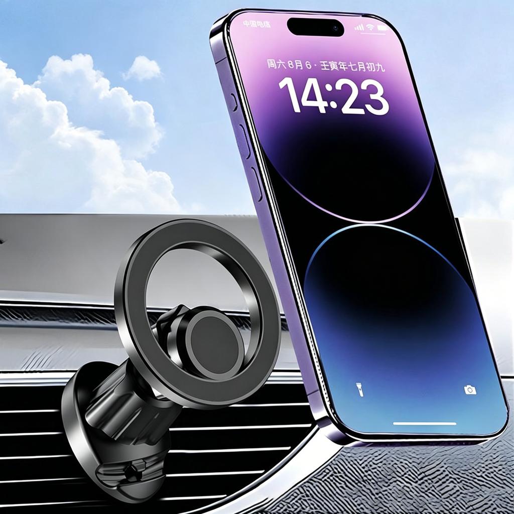 Magnetic Car Air Vent Phone Holder MagSafe Auto Mount Phone Bracket Car Hands Free Phone Holder 360 Degree Rotation