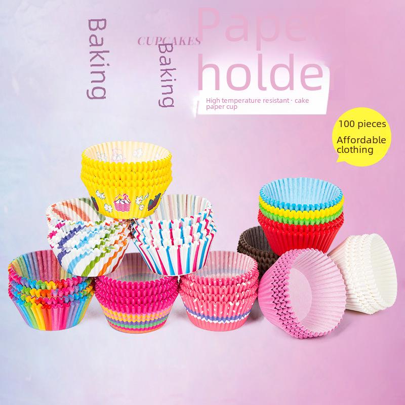 Snow Mei Niang Baking Paper Trays: Chocolate Muffin Cups & Cookie Bread Cups