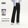 Semir Women's Cotton Pleated Wide-Leg Trousers