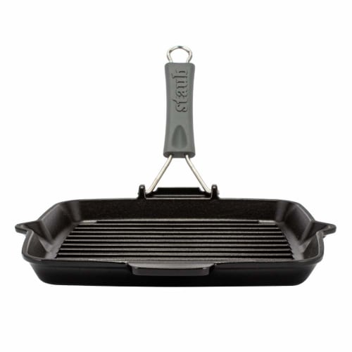 Staub Square Grill Pan, 24cm, Black, 1202123