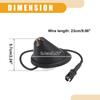 Partuto Antenna Base No.1J0035501F - Car Roof Radio Antenna Base Mount - Compatible with