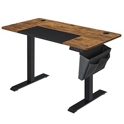 Ηλεκτρικό Γραφείο με Ρύθμιση Ύψους, 60 X 120 X (72-120) Εκ, Πλήρως Ρυθμιζόμενο, Πλάκα Συνδυασμένη, Λειτουργία Μνήμης Με 4 Ύψη