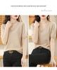 Women's V-Neck Knitted T-Shirt: Short-Sleeved, Versatile, Commuting Pullover, Perfect Base Layer, Three-Quarter Sleeves, Light Sweater.